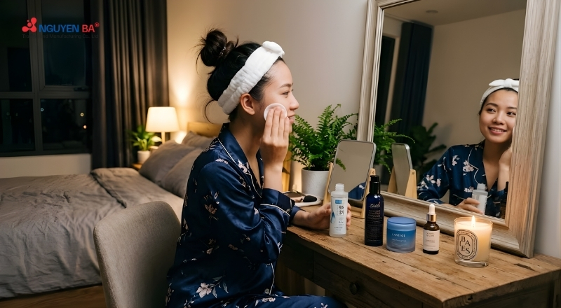 4 Cách chăm sóc da trước khi ngủ giúp làm dịu và phục hồi chuyên sâu